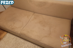 PRANIE BEŻOWEJ KANAPY