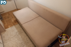 PRANIE BEŻOWEJ KANAPY