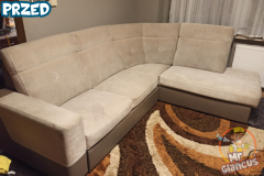 ODŚWIEŻENIE KANAPY ROGOWEJ TYPU PLUSZ