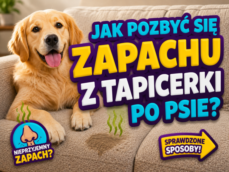 Jak pozbyć się zapachu z tapicerki po psie? Sprawdzone sposoby
